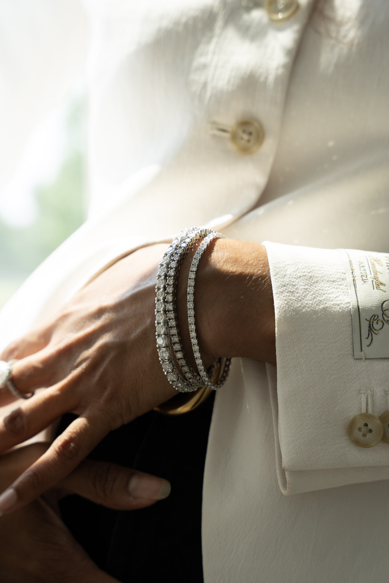 Diamond bracelet stack custom inspiration
