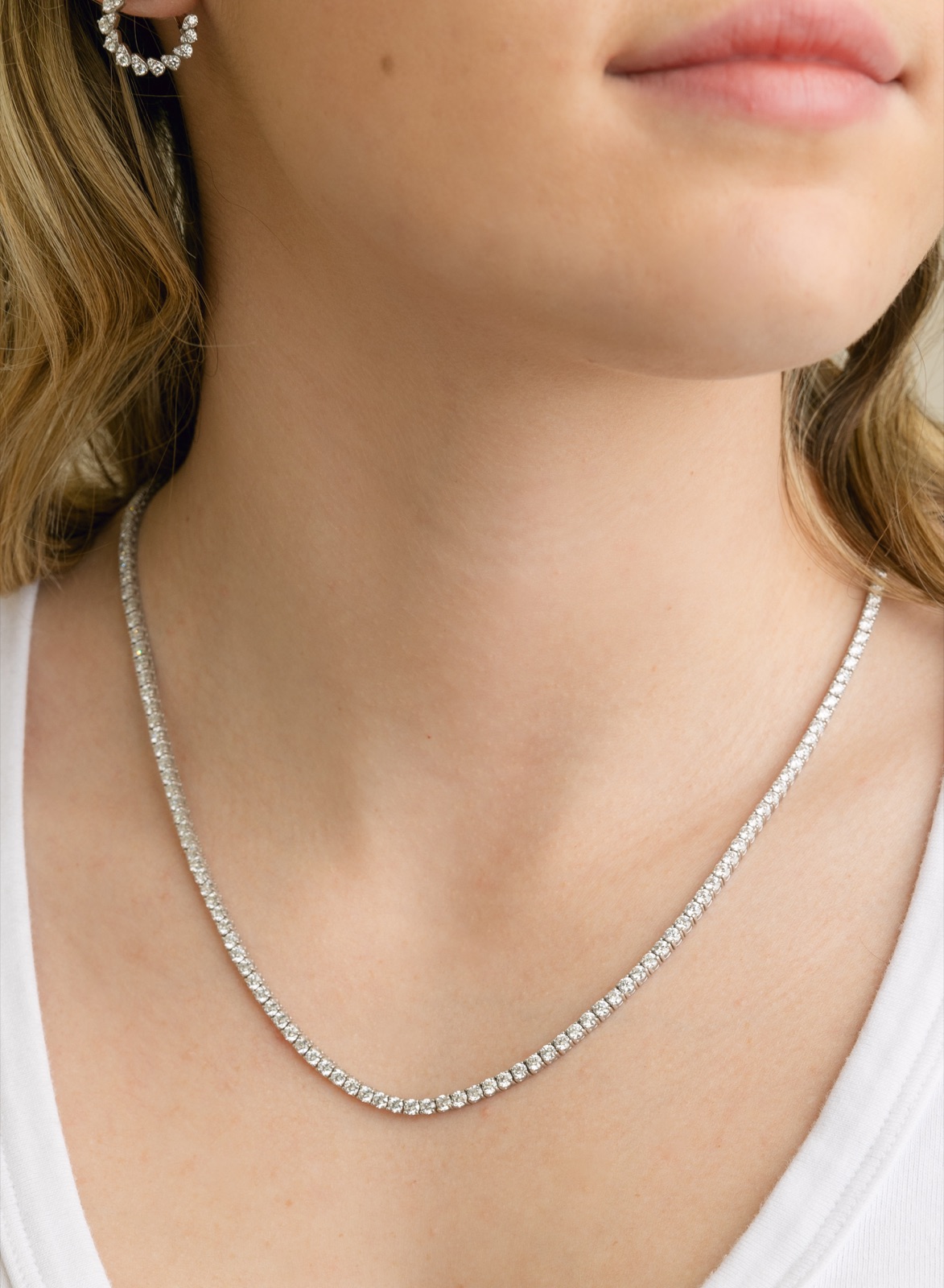 The She’s Unstoppable Tennis Necklace